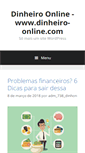 Mobile Screenshot of dinheiro-online.com