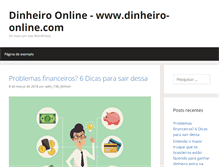 Tablet Screenshot of dinheiro-online.com